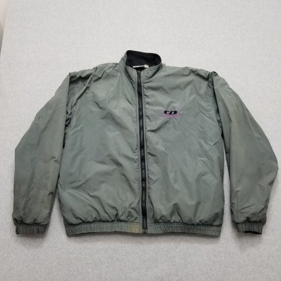 Tops Of Rockies Jacket Mens Large Green‎ Pockets Full Zip - Picture 1 of 16